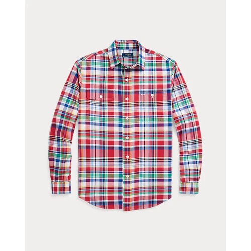 폴로 랄프로렌 Classic Fit Plaid Oxford Workshirt