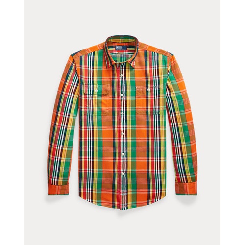 폴로 랄프로렌 Classic Fit Plaid Flannel Workshirt