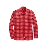 Plaid-Print Chamois Workshirt