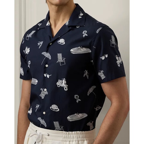 폴로 랄프로렌 Coastal-Print Camp Shirt