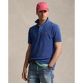 Classic Fit Garment-Dyed Mesh Polo Shirt