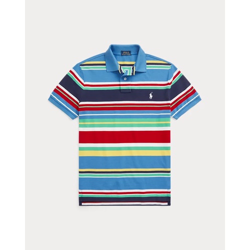 폴로 랄프로렌 Classic Fit Striped Mesh Polo Shirt