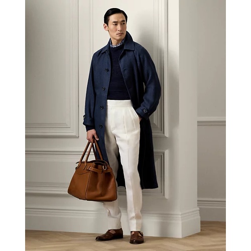 폴로 랄프로렌 Hand-Tailored Linen-Silk Topcoat