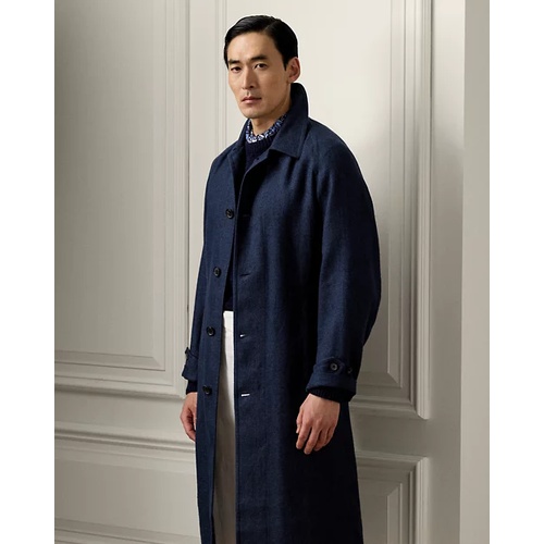 폴로 랄프로렌 Hand-Tailored Linen-Silk Topcoat