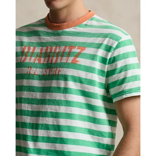 폴로 랄프로렌 Classic Fit Striped Jersey T-Shirt