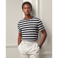 Striped Lisle Crewneck T-Shirt