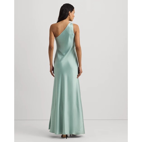 폴로 랄프로렌 Satin Charmeuse One-Shoulder Gown