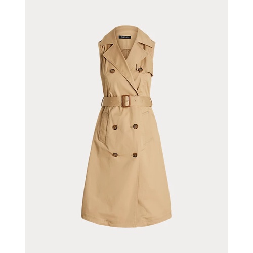 폴로 랄프로렌 Micro-Sanded Twill Sleeveless Dress