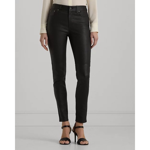 폴로 랄프로렌 Nappa Leather Skinny Ankle Pant