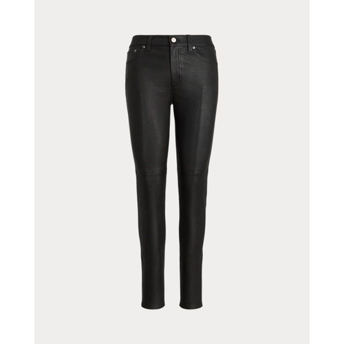 폴로 랄프로렌 Nappa Leather Skinny Ankle Pant