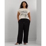 Linen Wide-Leg Pant