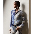 Nancie Floral Silk Gazaar Shirt