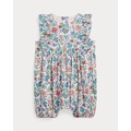 Floral Cotton Batiste Bubble Shortall