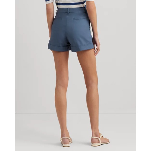 폴로 랄프로렌 Pleated Double-Faced Cotton Short