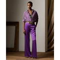 Chevonne Crepe-Back Satin Pant