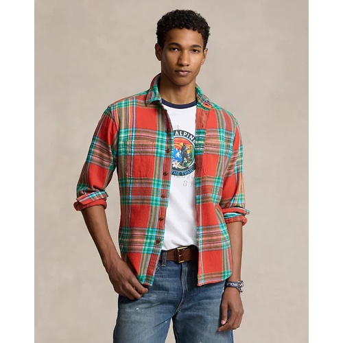 폴로 랄프로렌 Classic Fit Plaid Flannel Workshirt