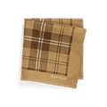 Plaid Linen Pocket Square