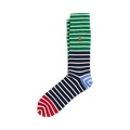 Striped Cotton-Blend Trouser Socks