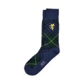 Plaid Cotton-Blend Trouser Socks