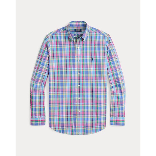 폴로 랄프로렌 Classic Fit Plaid Stretch Poplin Shirt