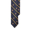 Striped Silk Narrow Repp Club Tie