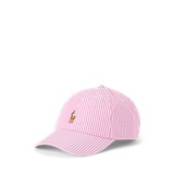 Cotton Seersucker Ball Cap