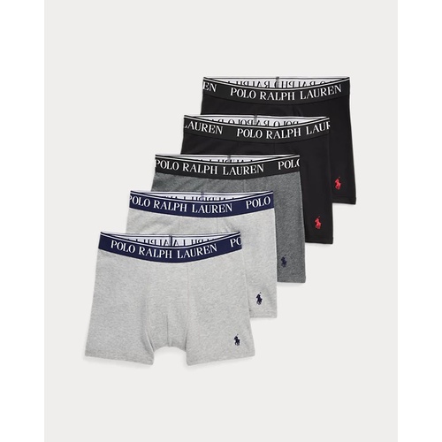 폴로 랄프로렌 Stretch Cotton Jersey Boxer Brief 5-Pack
