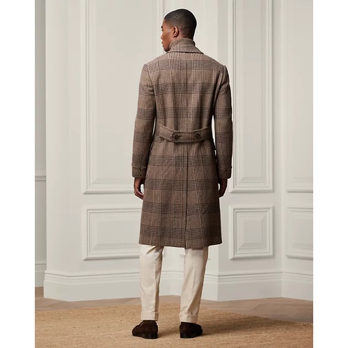 폴로 랄프로렌 Handmade Plaid Wool Topcoat