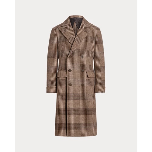 폴로 랄프로렌 Handmade Plaid Wool Topcoat