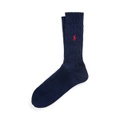 Cable-Knit Cotton-Blend Crew Socks