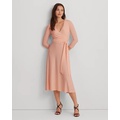 Surplice Jersey Dress