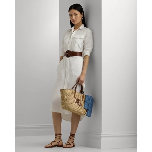 폴로 랄프로렌 Linen-Blend Shirtdress