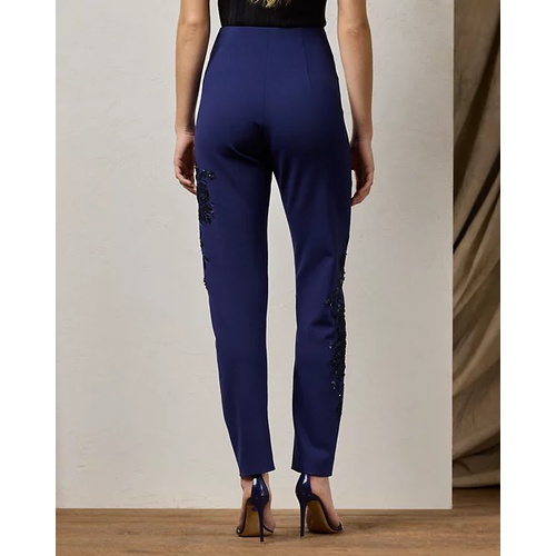 폴로 랄프로렌 Ramona Embellished Stretch Wool Pant