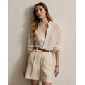 Capri Relaxed Fit Linen Voile Shirt