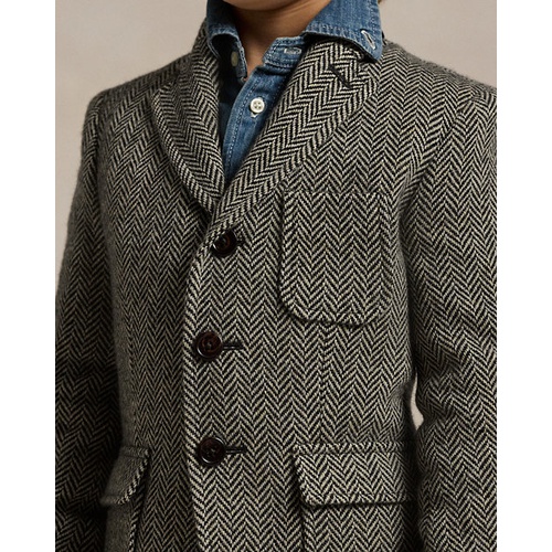 폴로 랄프로렌 Wool-Blend Herringbone Sport Coat