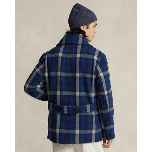 폴로 랄프로렌 Plaid Wool-Blend Ranch Coat