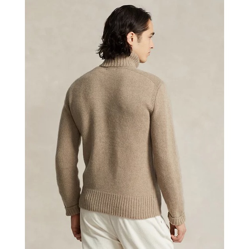 폴로 랄프로렌 Wool-Cashmere Turtleneck Sweater