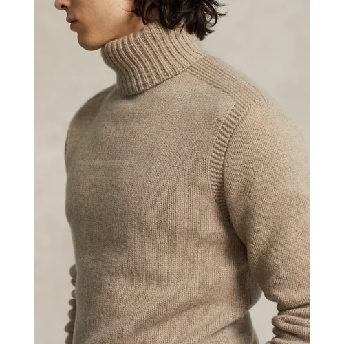 폴로 랄프로렌 Wool-Cashmere Turtleneck Sweater