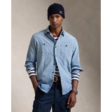 Classic Fit Indigo Chambray Workshirt