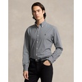 Classic Fit Plaid Stretch Poplin Shirt