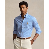 Classic Fit Crest Striped Poplin Shirt