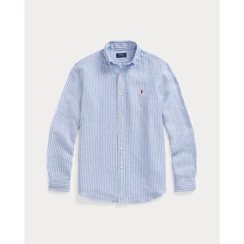 폴로 랄프로렌 Classic Fit Striped Linen Shirt