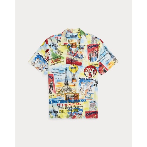 폴로 랄프로렌 Classic Fit Printed Camp Shirt