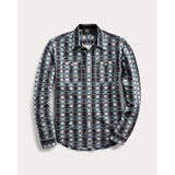 Plaid-Print Jersey Workshirt