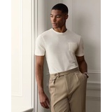 Linen-Cotton Pique Pocket T-Shirt