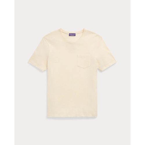 폴로 랄프로렌 Linen-Cotton Pique Pocket T-Shirt