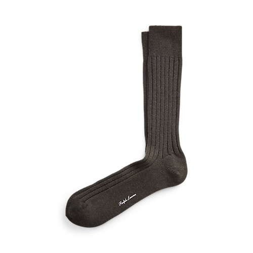 폴로 랄프로렌 Ribbed Cashmere-Blend Dress Socks