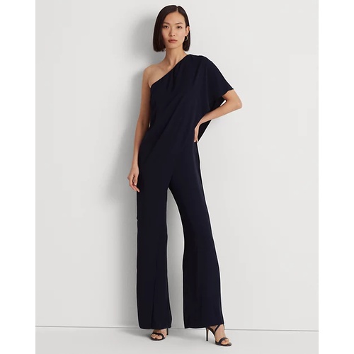 폴로 랄프로렌 Cape Georgette One-Shoulder Jumpsuit