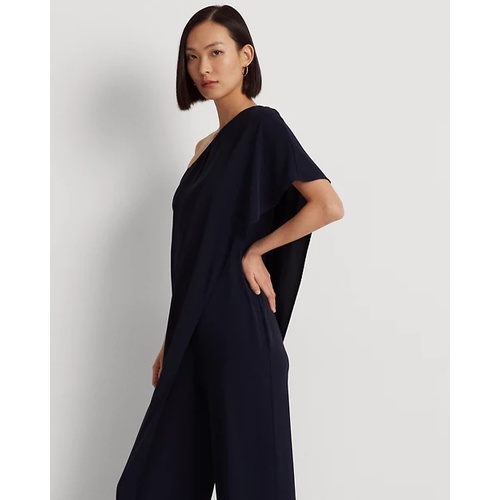 폴로 랄프로렌 Cape Georgette One-Shoulder Jumpsuit