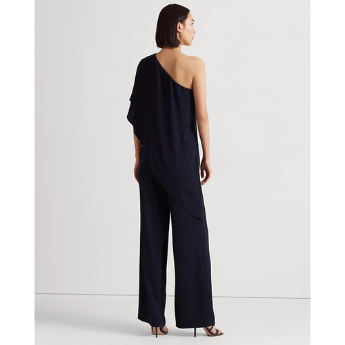 폴로 랄프로렌 Cape Georgette One-Shoulder Jumpsuit